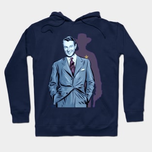 Gary Cooper - An illustration by Paul Cemmick Hoodie